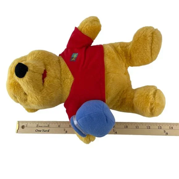 Mattel Disney Winnie the Pooh 12" Plush Stuffed Animal Vintage 1994 Honey Pot - Picture 6 of 6